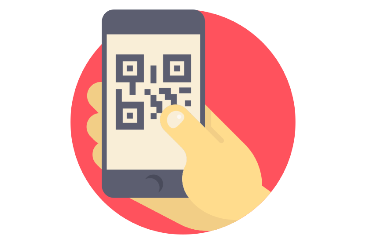 QR Code on mobile