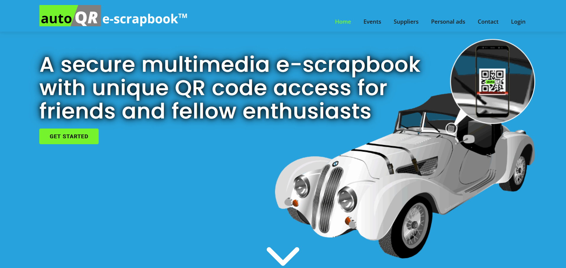 Autoqr.co.uk screenshot